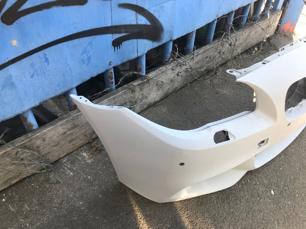 BMW 5 Series 2016 front M-sport bumper primed ready to spray