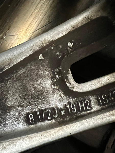 7849067     BMW 3 series 2017 f30 10 Twin V Spoke 626 one single Alloywheel 8.5 x 19" ET47