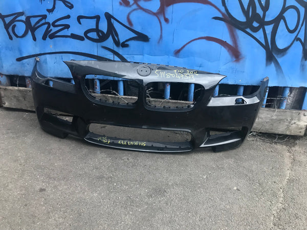 51118047373 Bmw M5 2016 F10 Front M-sport bumper in black (md)w