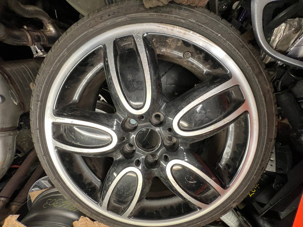 6855115        MINI JCW COOPER WORKS CUP 18" 1 single  ALLOY WHEEL    with tyre  Pirelli