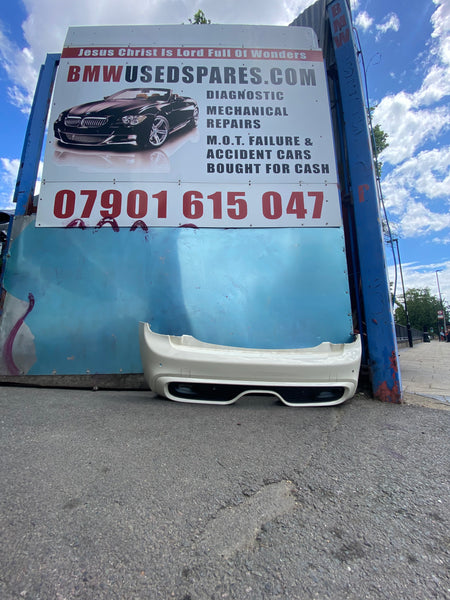 7349626     Mini Cooper S 2017 F55 Rear Bumper Genuine  Cream