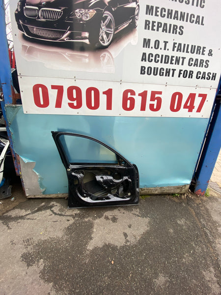 Bmw 3 Series 2017 f30 passenger side front door  in black