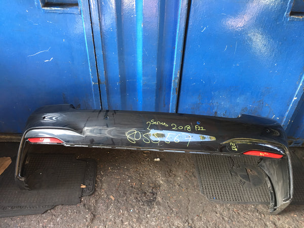 BMW 2' Series F22 M Sport Rear Bumper Black(PDC)