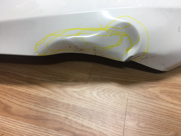 BMW X5 2017 Bonnet in white needs repair/respray
