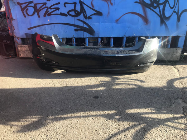 51127256930 BMW 3 Series 2014 F30 Rear standard basic bumper in black Needs respray