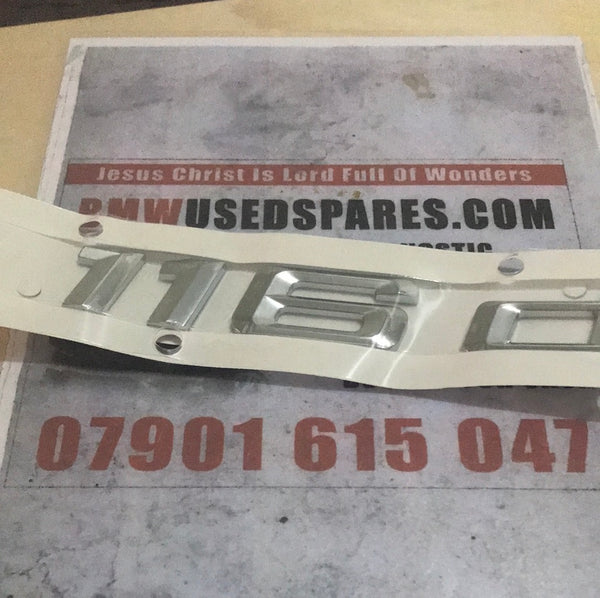 51147244595 BMW 116d adhesive stickers badge emblem