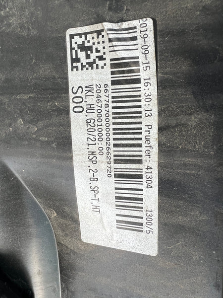 51128073576     BMW 3 SERIES  2022 G21 Estate  M Sport Rear bumper    8073576  needs respray/repair  observe all pictures