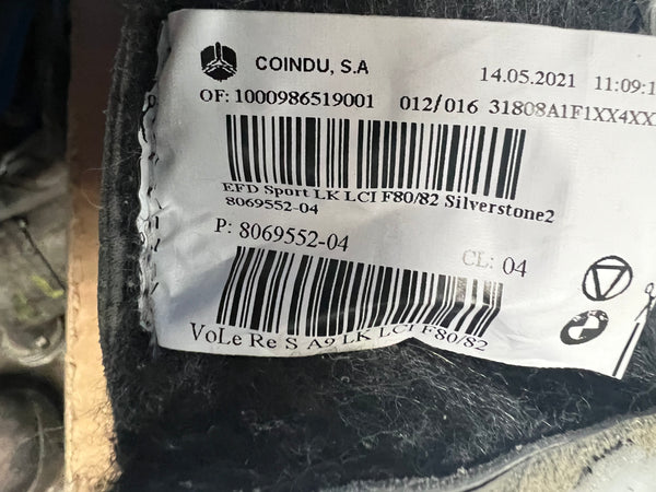 52108069552      Bmw m4 2017  Leather seat Cover Sport   8069552