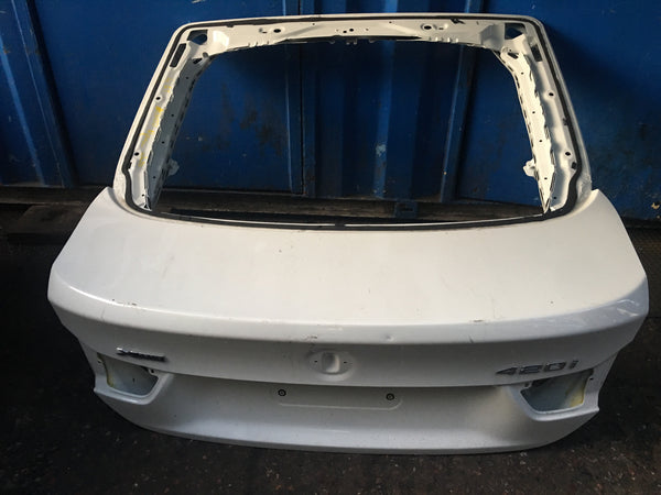 BMW 4 SERIES  2019 GRAN COUPE F36 LCI 4 Door Coupe White Boot lid Tailgate