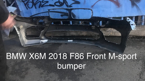 BMW X6 M 2018 F86 Front M-Sport bumper