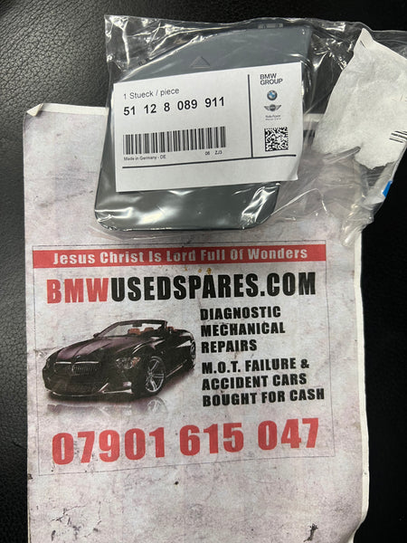 51128089911       BMW  X2  2022 f39 16d 18d cover towing eye rear primed  new       8089911  Bmw x2 rear tow eye