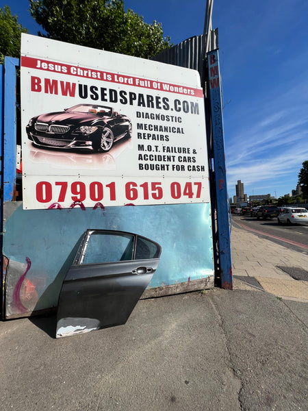 Bmw 3 Series 2017 f30 passenger side rear door shell  This door needs repair hence the cheap price  Please observe all pictures