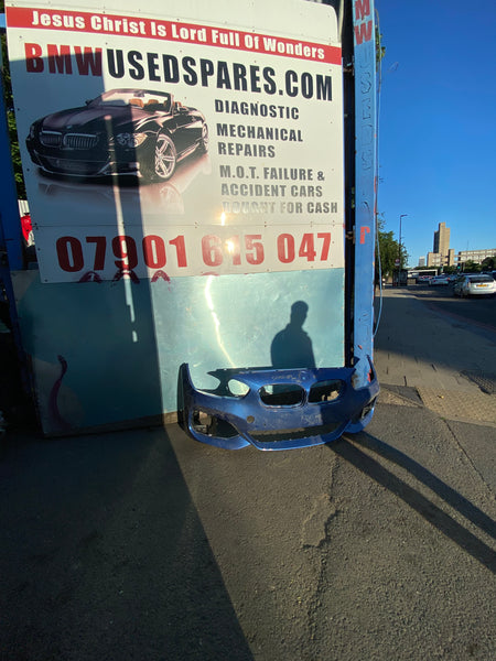 BMW 1 SERIES 2019 f20  front m- sport  bumper With parking sensor holes