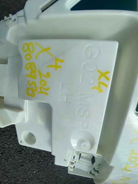 8089573 Bmw X4 2021 G02 Msp  passenger side rear bumper Guide new