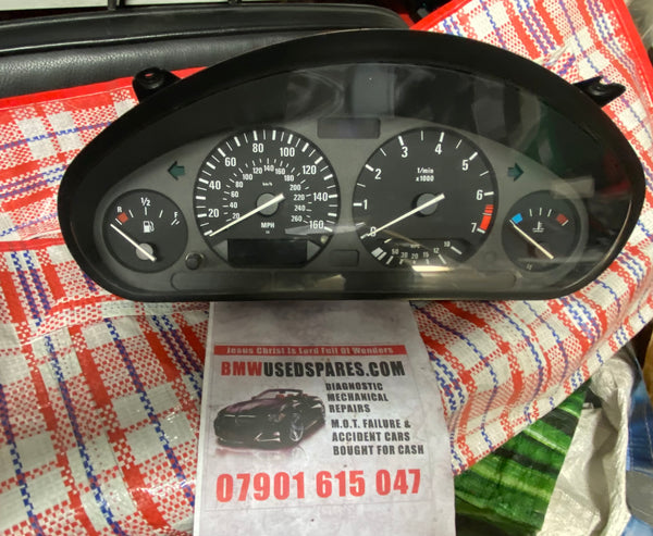 62118361214       BMW 3 Series 1995 E36  2.5 Speedometer  (instrument cluster)  1kW AXP618362118361214