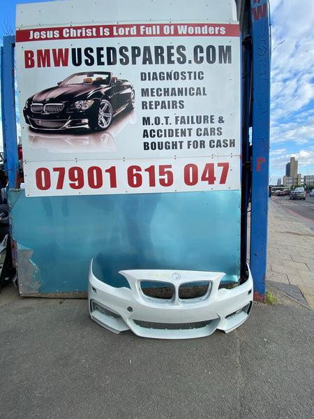 51118055299    BMW 2 SERIES F22 COUPE M SPORT FRONT BUMPER 2015  This bumper is primed ready for spray.  No scratch no dent