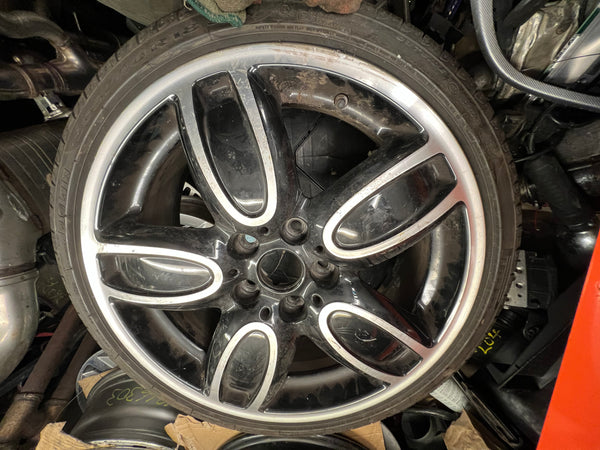 6855115        MINI JCW COOPER WORKS CUP 18" 1 single  ALLOY WHEEL    with tyre  Pirelli