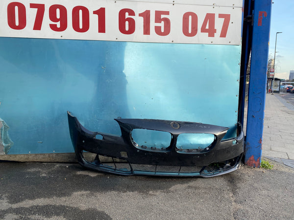 51117331706     BMW 5 Series 2014 F10 SE Front Bumper standard   observe pictures please   needs repair