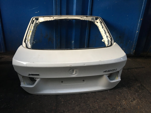 BMW 4 SERIES  2019 GRAN COUPE F36 LCI 4 Door Coupe White Boot lid Tailgate