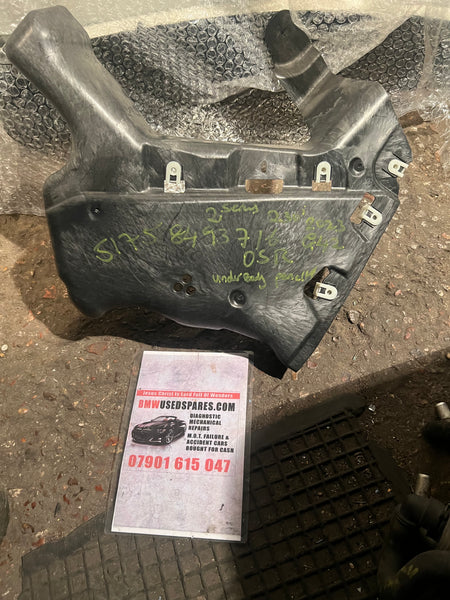 51758493716  Bmw 2 series 2023 G42 230i driver side rear underbody panelling   8593716