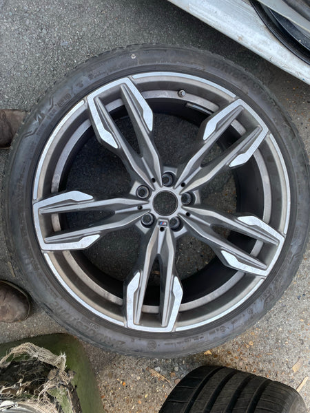 8053456  Genuine BMW X3 X4 21" Rear  1 single Alloy Wheel M Sport 718M M40i G01 G02 8053456 9.5Jx