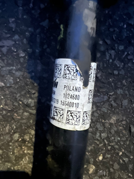 8657704   MINI  COUNTRYMAN COOPER S  f60 1.5 HYBRID AUTO DRIVESHAFT DRIVER FRONT RIGHT