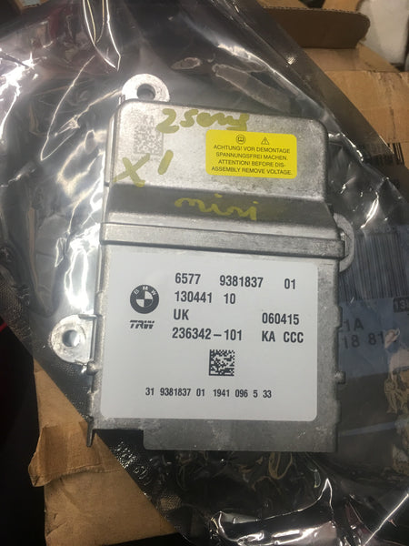 BMW X1 2 SERIES AIR BAG CONTROL MIODULE 65779331837