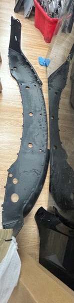 7283330    MINI NEW GENUINE R55 R56 R57 LCI JCW AERO FRONT BUMPER LOWER SPOILER BLACK