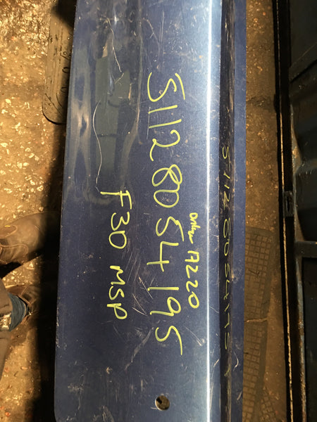51128054195 BMW 3 Series 2018 F30 M-sport Rear Bumper