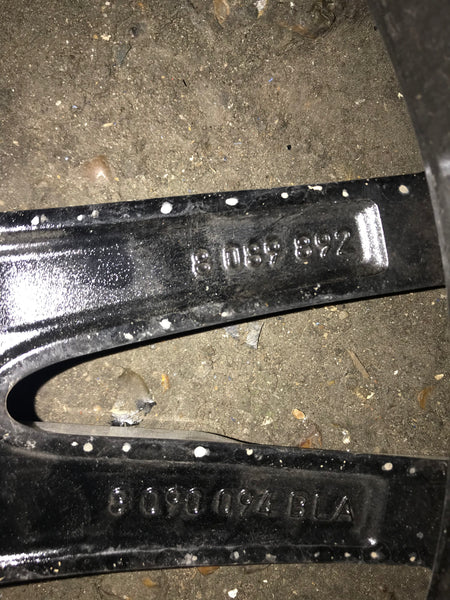 8089892    1 GENUINE BMW 3 SERIES G20 G21 19" ALLOY WHEEL RIM 791M M SPORT 8J FRONT BLACK  8090094