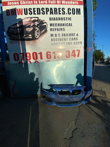 BMW 1 SERIES 2019 f20  front m- sport  bumper With parking sensor holes