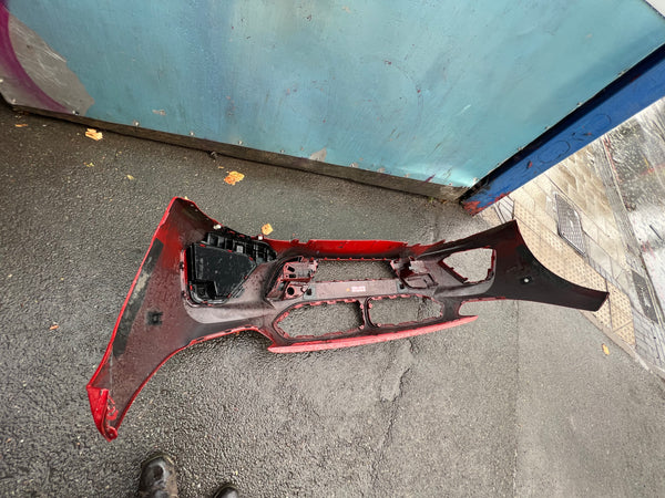 51118073078  BMW Z4  2022 G29 front  m-sport bumper in red needs repair/respray.  observe al pictures please 8073078