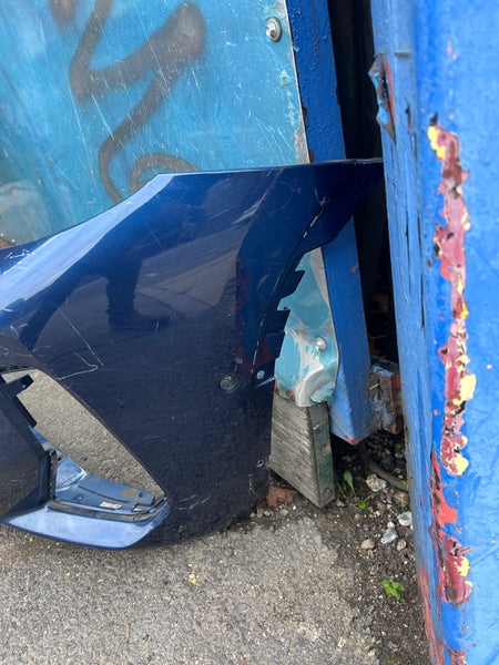 51118081055      BMW i X3 M SPORT ELECTRIC  FRONT BUMPER blue GENUINE  8081055  needs a respray