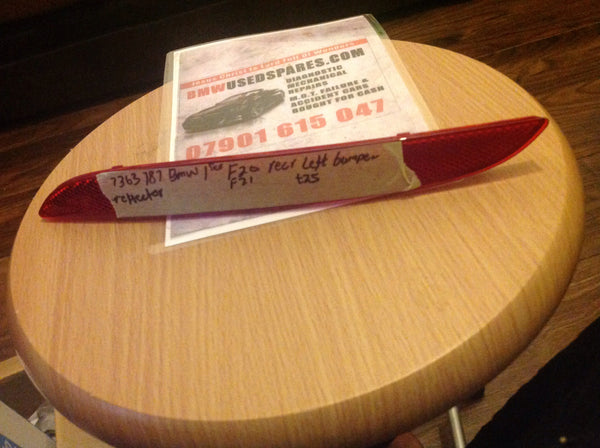 7363787 BMW 1-Series f20 rear left bumper reflector