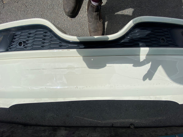 7349626     Mini Cooper S 2017 F55 Rear Bumper Genuine  Cream