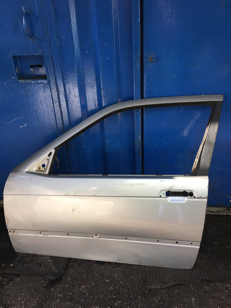 Bmw 3 Series E36 1999 Compact Passenger side door Shell in silver needs RESPRAY
