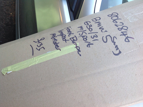 8062846 BMW 5-Series G30/31 m/sport front bumper impact a bsober