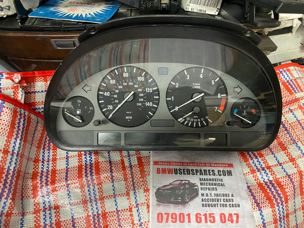 62118375093    Bmw 7  series 1997 E38 Speedometer (Instrument Cluster) 00863011136