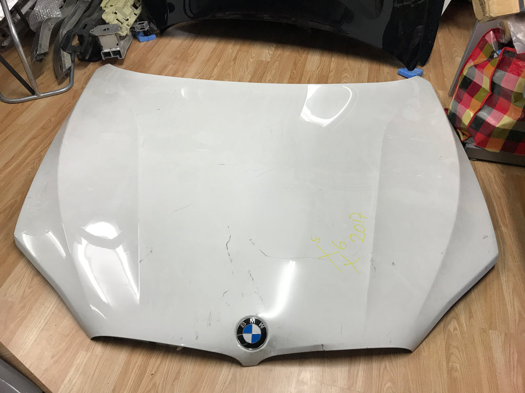 BMW X6 2017 F15 Bonnet in White