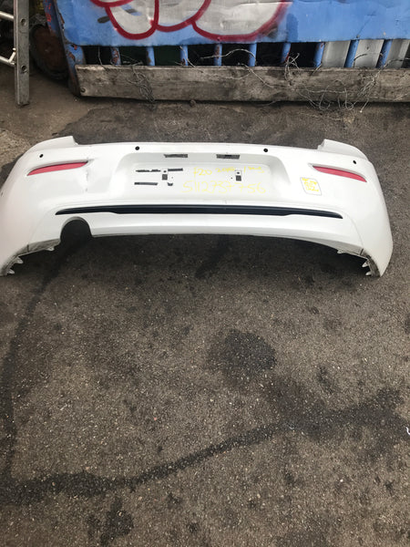 Bmw 1 series 2018 Rear bumper in white sensor/ camera holes