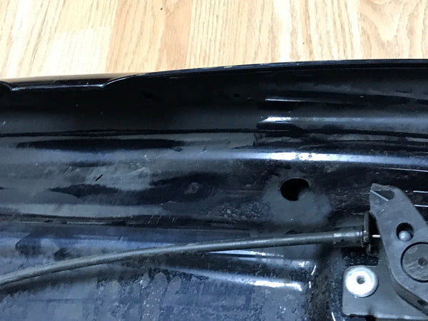 BMW X3 2017 Bonnet in blue needs repair/respray