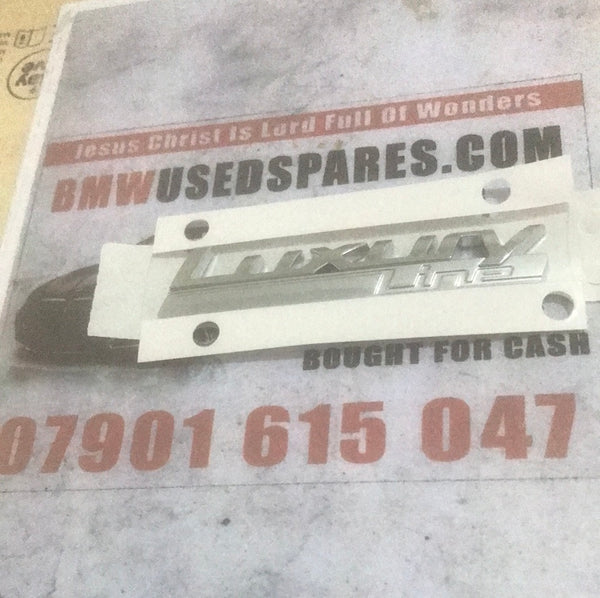 51147418530 BMW 1/2/3/4series Luxury Line fender side @ £40.00 each