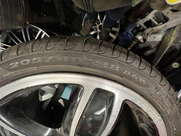 6855115        MINI JCW COOPER WORKS CUP 18" 1 single  ALLOY WHEEL    with tyre  Pirelli