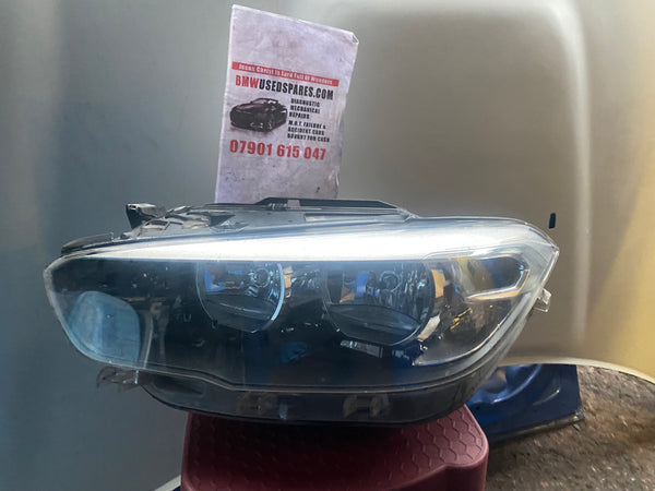 7358393-09 BMW 1 Series 2015 F20 passenger Side Headlight