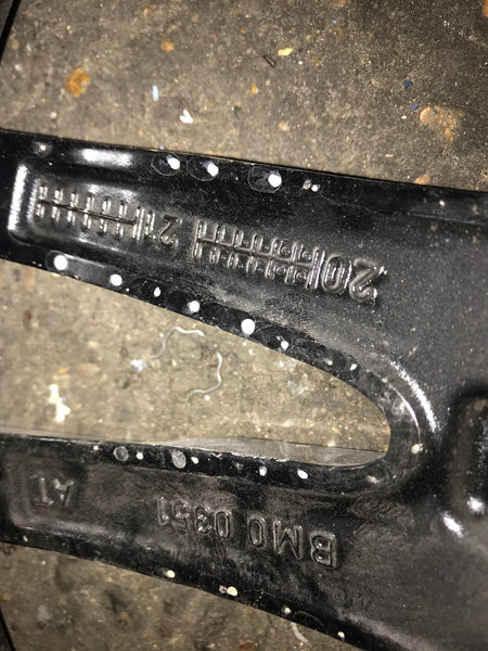 8089892    1 GENUINE BMW 3 SERIES G20 G21 19" ALLOY WHEEL RIM 791M M SPORT 8J FRONT BLACK  8090094