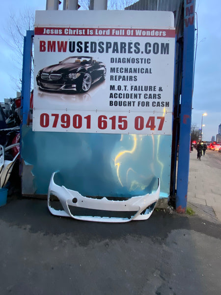 51118069346     BMW 3 Series 2019 G20 M Sport  Front Bumper with parking sensors holes  and camera holes