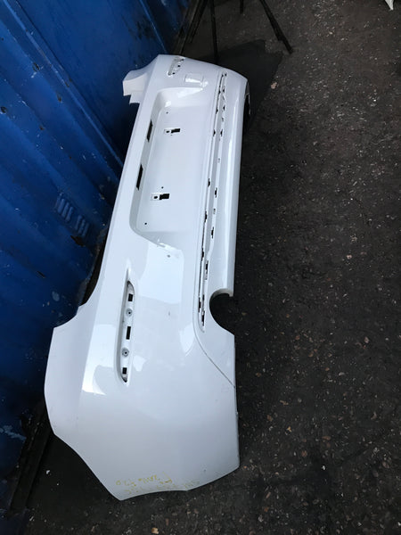 BMW 1 Series 2016 rear bumper in White needs respray