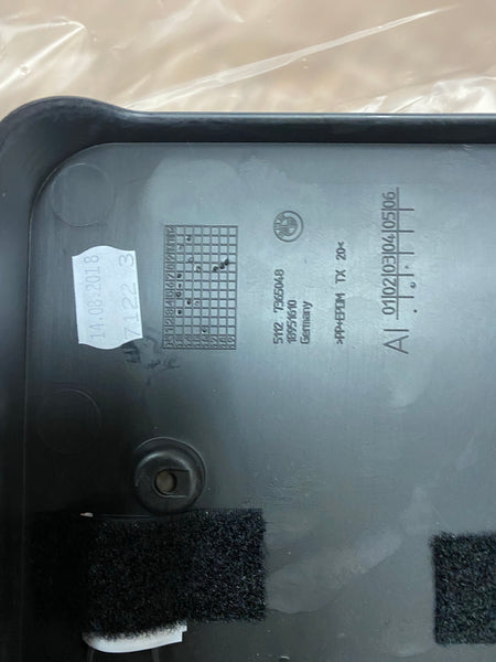 51127365048    BMW I I8 I12 I15 Coupe Roadster  rear Licence Plate Holder.  Original bmw part  New  7365048