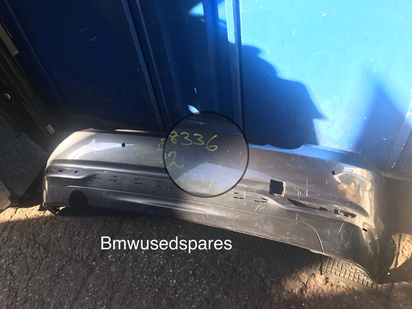 5112108336 BMW 2 Series 2017 F22 LCI standard rear bumper in grey needs respray