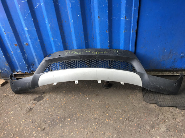 51117222371 BMW X5 2013 E70 LCI front bumper lower valance